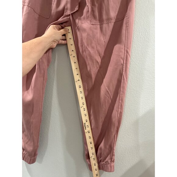 Abercrombie & Fitch Belted Paperbag Utility Joggers Elastic Ankle NWT Medium - Picture 6 of 10